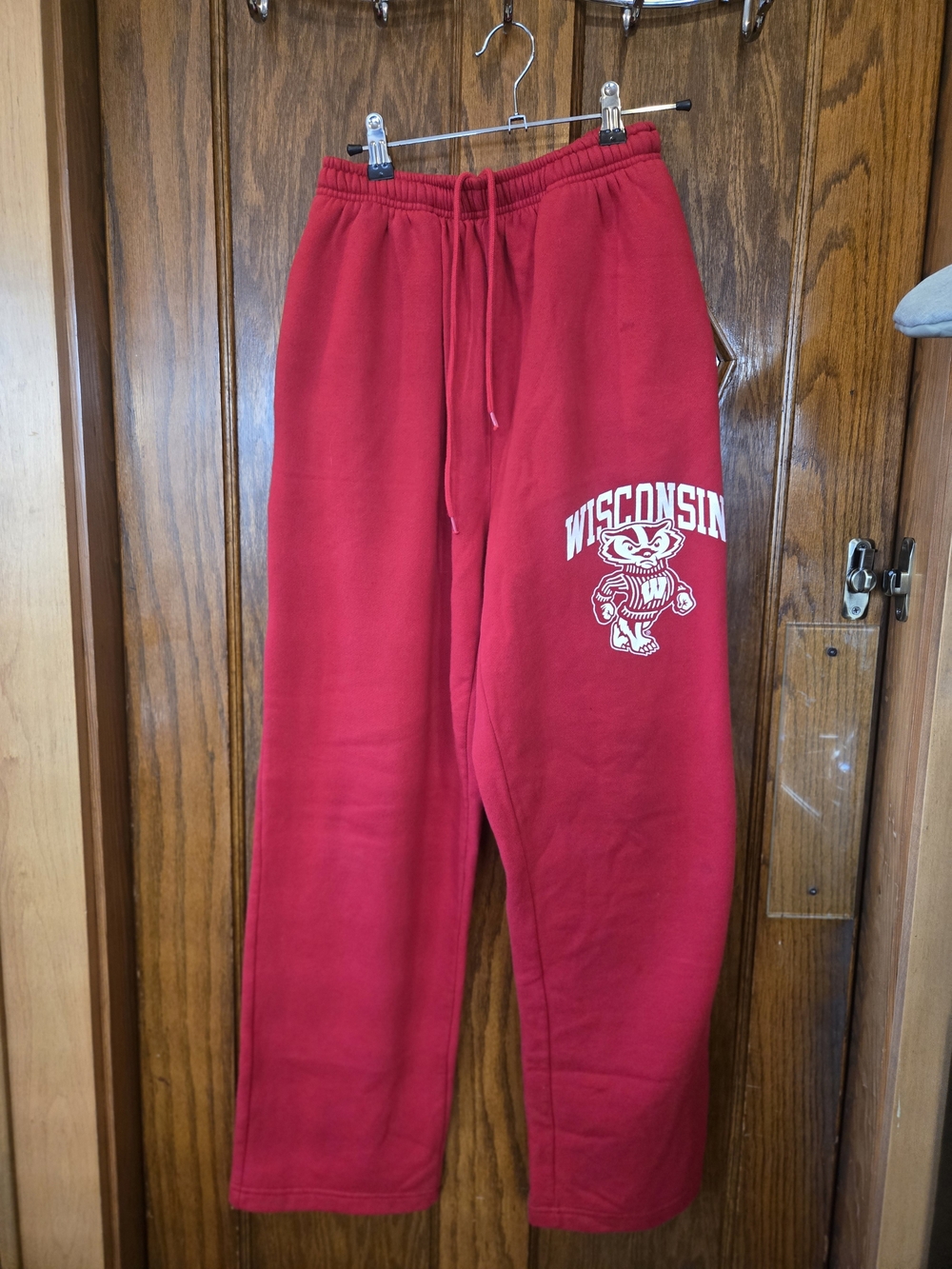 Jansport Red Wisconsin Badgers Graphic Sweatpants Small
